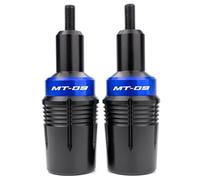 ZYAKOMO Fit For YAMAHA MT-09 2024 2025 MT 09 2023 MT09 SP 2021 TRACER 9 GT FZ09 CNC Motorcycle Frame Sliders Crash Protector Pad Falling Protection (Blue)