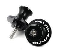 ZYAKOMO Fit For YAMAHA MT09 Tracer MT 09 SP FZ09 2014-2022 MT-09 2023 Motorcycle CNC 6MM Swingarm Spools Slider Stand Screws (Black)