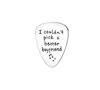 ZYALTFDC Christmas Valentines Boyfriend Gifts from Girlfriend, I Couldn't Pick A Better Boyfriend Guitar Pick Gift for Boyfriend Gifts for BF Gift Ideas Anniversary Valentines Day Gifts for Boyfriend