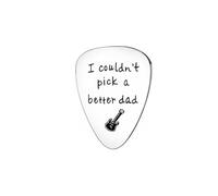 ZYALTFDC I Couldn't Pick A Better Dad Guitar Pick Fathers Day Dad Gifts for Father Daddy Gifts from Son Guitar Dad Gifts from Daughters Birthday Christmas Presents for Dads Father Gift Ideas