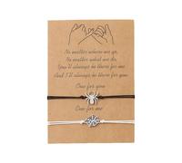 ZYALTFDC Matching Spider Bracelet for Couple Friendship Bracelets for 2 Braided Rope Bracelet for Couple Best Friends Bracelet for Women Men Halloween Couple Bracelets for Boyfriend and Girlfriend