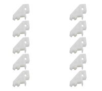 ZYAMY 10PCS Curtain Cord Track Bracket Cord Guide for Standard Roman Blind Track Office Building Training Institution Roller Blind Accessories