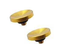 ZYAMY 2PCS Exquisite Brass Concave Shutter Release Button DSLR Camera Release Slot Compatible Anti Drop Button Screw Cap Accessories