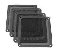 ZYAMY 4pcs 140mm PC Fan Dust Filter Magnetic Frame Computer Fan Grills Dust Mesh PC Cooler Filter Screen Dustproof Case Covers 14cm x 14cm, Black