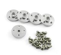ZYAMY 5Set Universal Servo Horn Aluminum Alloy 25T Standard Silvery Servo Disc for Robot Mechanical Claw Rc Car Helicopter Mg945 Mg995 Mg996