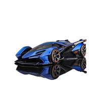ZYAURA 1:18 Latest Lamborghini V12 Blue Alloy Die-casting Model Car Decoration Collection Gift(Blue)