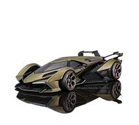 ZYAURA 1:18 Latest Lamborghini V12 Blue Alloy Die-casting Model Car Decoration Collection Gift(Metallic)
