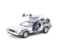ZYAURA 1:24 DMC-12 Time Machine Back To The Future Car Static Die Cast Vehicles Collectible Model Car model(Back to the Future 2)