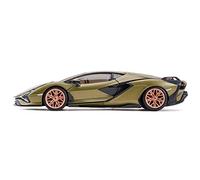 ZYAURA 1:24 Lamborghini Sian FKP 37 Red Sports Car Static Die Cast Vehicles Collectible Model Car model(B)