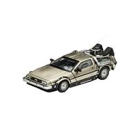ZYAURA 1/43 Car Die Cast Model Part 1 2 3 Time Machine DeLorean DMC-12 For:Metal Alloy(A)