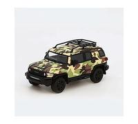 ZYAURA 1/64 For:die Cast Toyota Fj Land Cruiser Sw Metal Model Car Alloy Simulation Static(B)