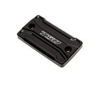 ZYAURA F Motorcycle Brake Fluid Cap Master Cylinder Reservoir Cover Accessories For Suzuki GSX-S750 GSXS750 GSX-S 750 GSX S750 Y(Black-01)