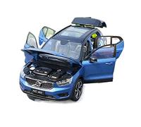 ZYAURA For 1/18 NEW Volvo XC40 SUV Diecast Metal Car SUV Model Gift Hobby Collection White Blue Color Boys model(Blue)