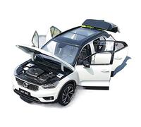 ZYAURA For 1/18 NEW Volvo XC40 SUV Diecast Metal Car SUV Model Gift Hobby Collection White Blue Color Boys model(White)