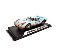 ZYAURA For 1:18 Scale 1966 Ford GT-40 GT40 MK II Alloy Car Model Metal Diecast model Red Vehicle