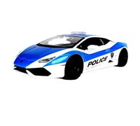 ZYAURA For:1:24 Ford 2015 Mustang GT Police Car Alloy Licensed Car Model Crafts Ornament model(C)