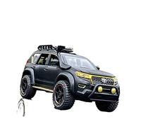 ZYAURA For:1:24 Toyota Prado SUV Alloy Die-casting Metal Modified Off-road Vehicle Model Simulation(A)