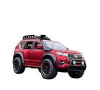 ZYAURA For:1:24 Toyota Prado SUV Alloy Die-casting Metal Modified Off-road Vehicle Model Simulation(B)