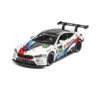 ZYAURA For: 2018 M8 GTE Le Mans Die-cast Model Sound And Light Racing Back Force Ratio 1:32