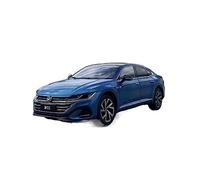 ZYAURA For 2021 Volkswagen New CC Sedan 1:18 Alloy Simulation Car Model Collection Sea Fan Blue