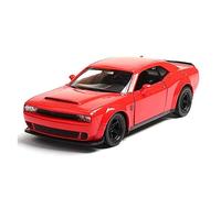 ZYAURA For:Alloy Die-casting Movie Challenger Sports Car 1:36 Series Pull The Back Door To Open The(B)