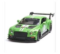 ZYAURA For: Bentley GT3 Supercar Simulation Birthday New Year Green 1:32