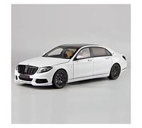 ZYAURA For Car Model New 1:18 Black S900 Car Model Alloy Simulation Collection Gift(White)