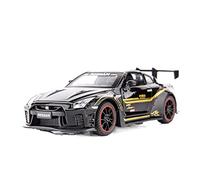 ZYAURA For:Die Cast 1:24 Alloy Car Model Miniature Nissan GTR R35 Metal Vehicle For Kids(A)