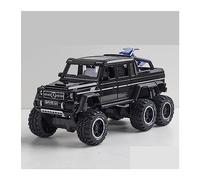 ZYAURA For:Die Cast 1:28 Car Model Bens G63 6x6 AMG Pickup SUV Miniature SUV(A)