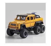 ZYAURA For:Die Cast 1:28 Car Model Bens G63 6x6 AMG Pickup SUV Miniature SUV(D)