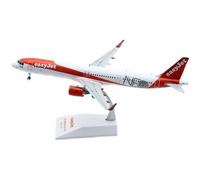 ZYAURA For: Die Casting 1/200 Scale UK EasyJet A321NEO G-UZMA Alloy Material Simulation Model