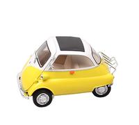 ZYAURA FOR Kids 1:18 Classic Cut Isetta 250 Mini Bubble Car Police Die Cast Car Scale Models Miniature Cars model Gifts Boys(A)