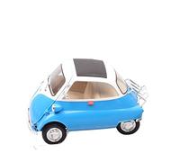 ZYAURA FOR Kids 1:18 Classic Cut Isetta 250 Mini Bubble Car Police Die Cast Car Scale Models Miniature Cars model Gifts Boys(B)