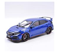 ZYAURA For LCD Diecast Car Model Honda Civic H Type-R Fk8 1:18 Alloy Simulation Car Model(SMALL GIFT(Blue)