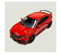 ZYAURA For LCD Diecast Car Model Honda Civic H Type-R Fk8 1:18 Alloy Simulation Car Model(SMALL GIFT(Red)
