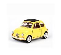ZYAURA For:New Fiat 2007 500 1968 124 Spider 1:24 Simulation Car Decoration Collection Gift(A)