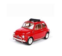 ZYAURA For:New Fiat 2007 500 1968 124 Spider 1:24 Simulation Car Decoration Collection Gift(B)
