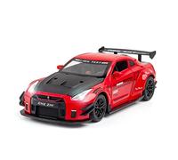 ZYAURA For:Nissan Ares GTR R35 Alloy Die-casting 1/24 Car Model With Pull Back Metal Vehicle(B)