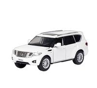 ZYAURA For: Nissan Patro Y62 Alloy Die-casting Car Model Back To The Sound And Light 1:32