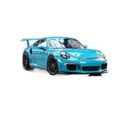 ZYAURA For:Porsche 911 GT3 RS Blue Alloy Model Car 1:24 Simulation Car Ornaments Collection Die-casting Model