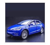 ZYAURA For:Tesla Model X Alloy Model 1:24 Die-cast Car Simulation Collection Sound And Light