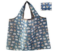 ZYAYNG 5Pcs Large Foldable Shopping Bag Reusable Grocery Tear-Proof Nylon Suitable For Recycling Gift For Shopping(Color2)