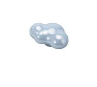 ZYAYNG 6PCS Ceramic Cloud Shape Pearl Finish Colorful Drawer Pulls for Kitchen Cupboard Dresser Wardrobe for Door(Color 4)