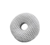 ZYAYNG Ear Piercing Pillow 30x30cm Ear Piercing Pillow For Side Sleepers Donut Pillows With Hole Protector Neck Head Support For Sleeping(Grey)