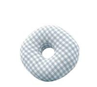 ZYAYNG Ear Piercing Pillow 30x30cm Ear Piercing Pillow For Side Sleepers Donut Pillows With Hole Protector Neck Head Support For Sleeping(Blue)