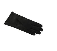 ZYAYNG Ladies Leather Gloves Women's Natural Leather Gloves Female Genuine Suede Leather Brief Solid Color Motorcycle Driving Gloves For Women(Black,S)