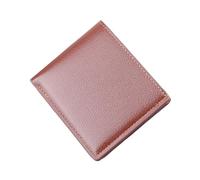 ZYAYNG Men's Wallets Leather Men Short Wallet Thin Folding Holder Purses Money Clutch Bag for Men(Brown)