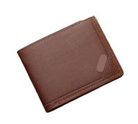 ZYAYNG Men's Wallets Men Inserts Foldable Wallets Slim Purses Business Money Credit Cards Holders Vintage Protection Capacity Bags for Men(Brown)