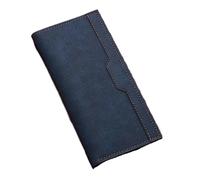 ZYAYNG Men's Wallets Men's Long Wallets Large Capacity Multiple Card Slots Holder Leather Male Purse for Men(Blue)