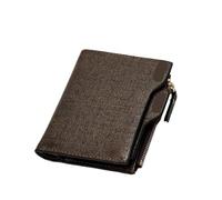 ZYAYNG Men's Wallets Men's Wallets Men Leather Slim Wallet Small Money Bag Male Purses Coin Purse for Men(Brown)